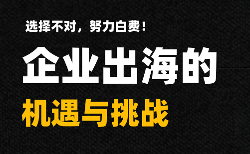 企业出海的挑战与机遇